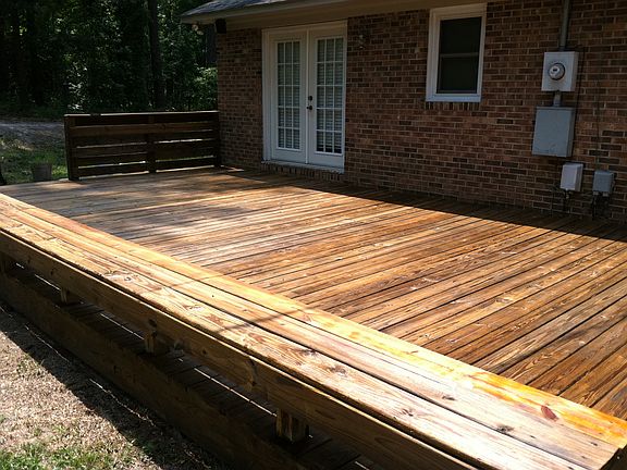Large 16x32 deck. 