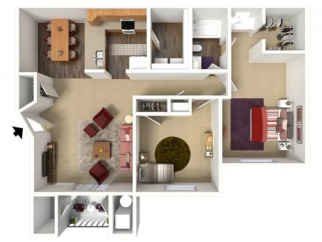 Floor plan Gallatin