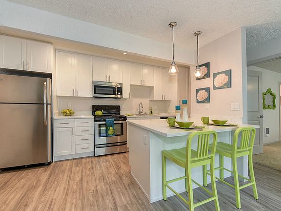 Kitchen with Hardwood Inspired Floors