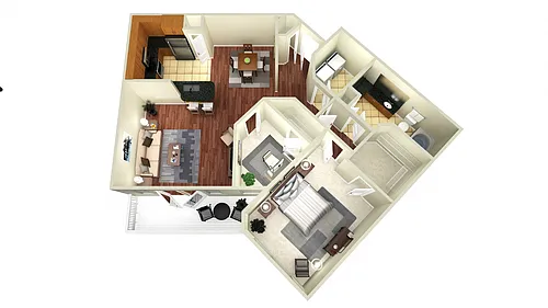 Floor plan A7 w/Study