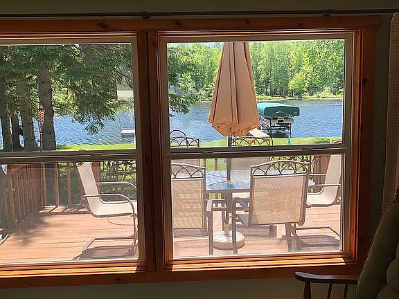 Lake view from living room