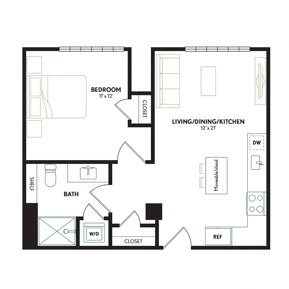 Floor plan A21H