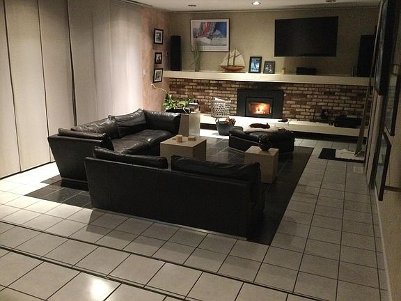 Living room seen from kitchen.