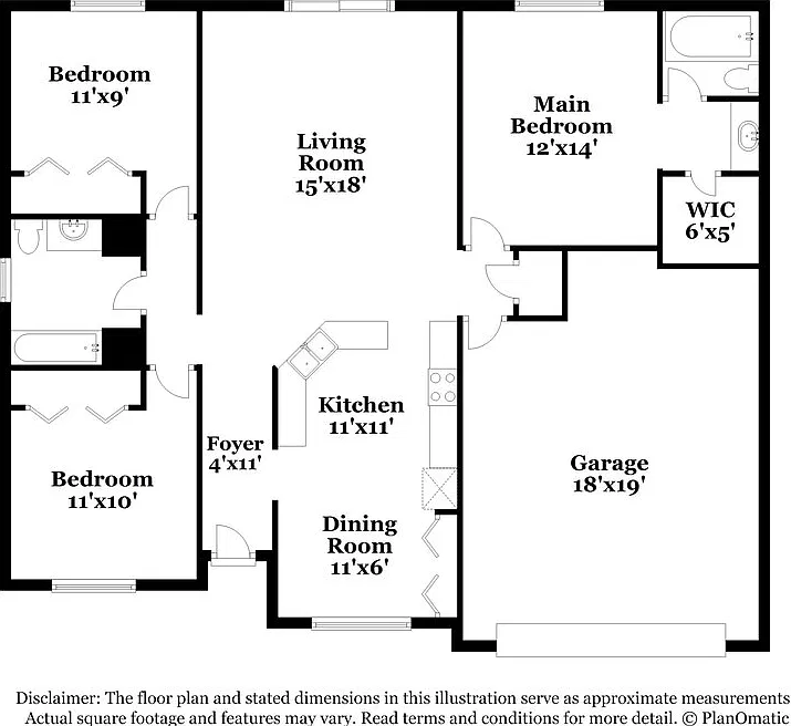 3 bed, 2.0 bath, 1226 sqft, $2,570 — Photo 2