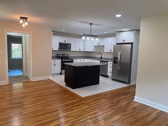 Open family room/kitchen.