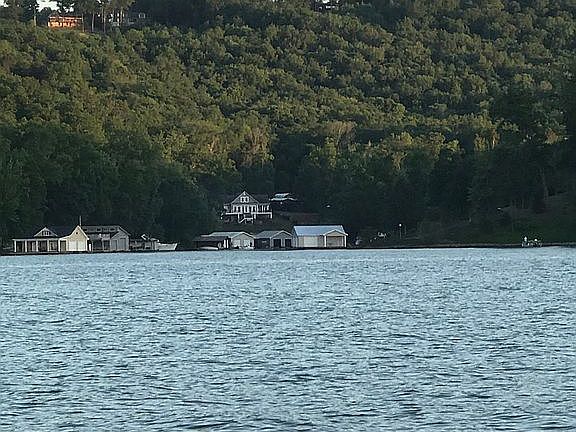View of house from lake.