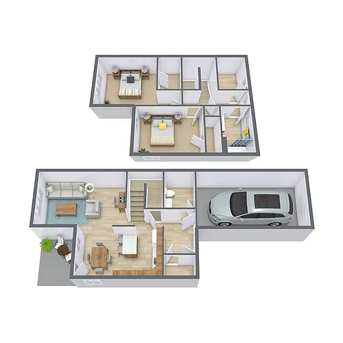 Floor plan Two Bedroom 215A