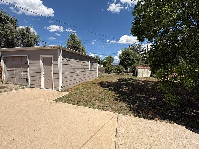 Spacious, fenced-in backyard