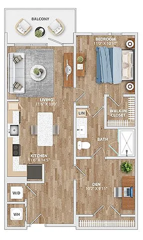 Floor plan A13D