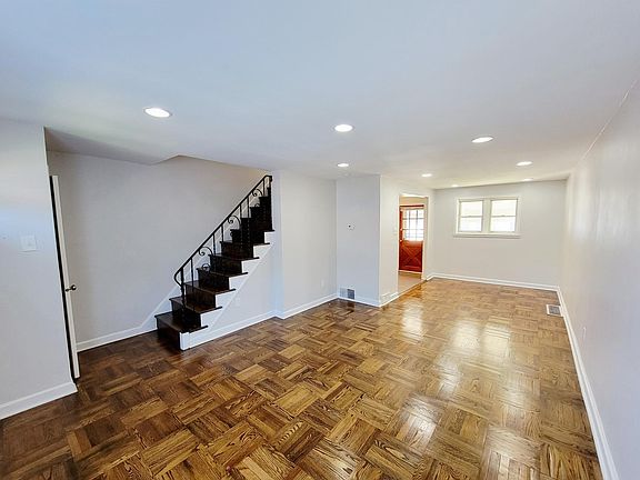 Large open living room and dining room