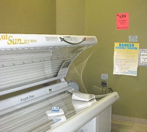 Tanning beds!