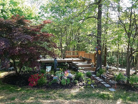 Front Pond and deck