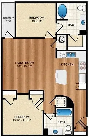 Floor plan B1