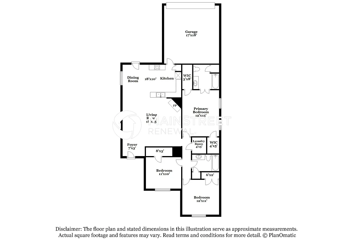 Floor Plan - 10050 Mill Hill Ave
