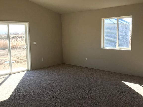 Master bedroom with sliding glass door