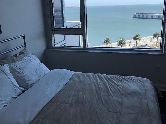 View of the bay from your bed