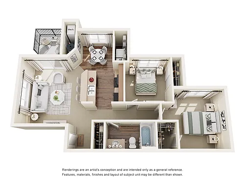 Floor plan Aspen 60%