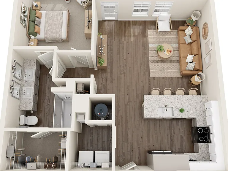The Palm | 1 Bed + 1 Bath Apartment | 903 SF The Palm | 1 Bed + 1 Bath Apartment | 903 SF