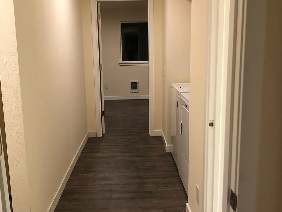 Upstair hallway hardwood floor