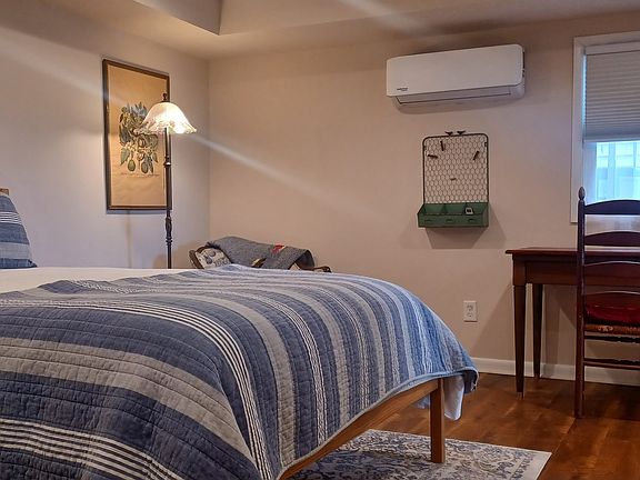 Desk area for folks who work from home