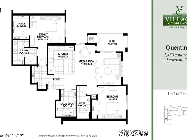 Quentin-2 Plan, Village Cooperative of Ute Valley (Active Adults 55+)