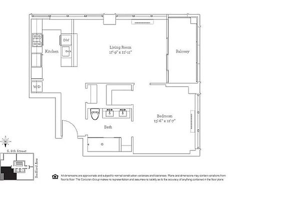 2nd image of 424 Bedford Ave APT 18B