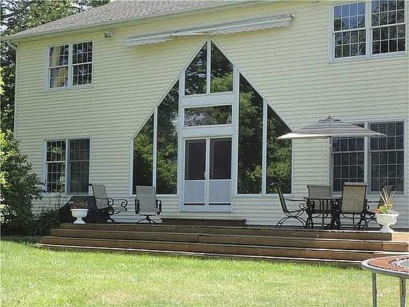 Lakeside deck