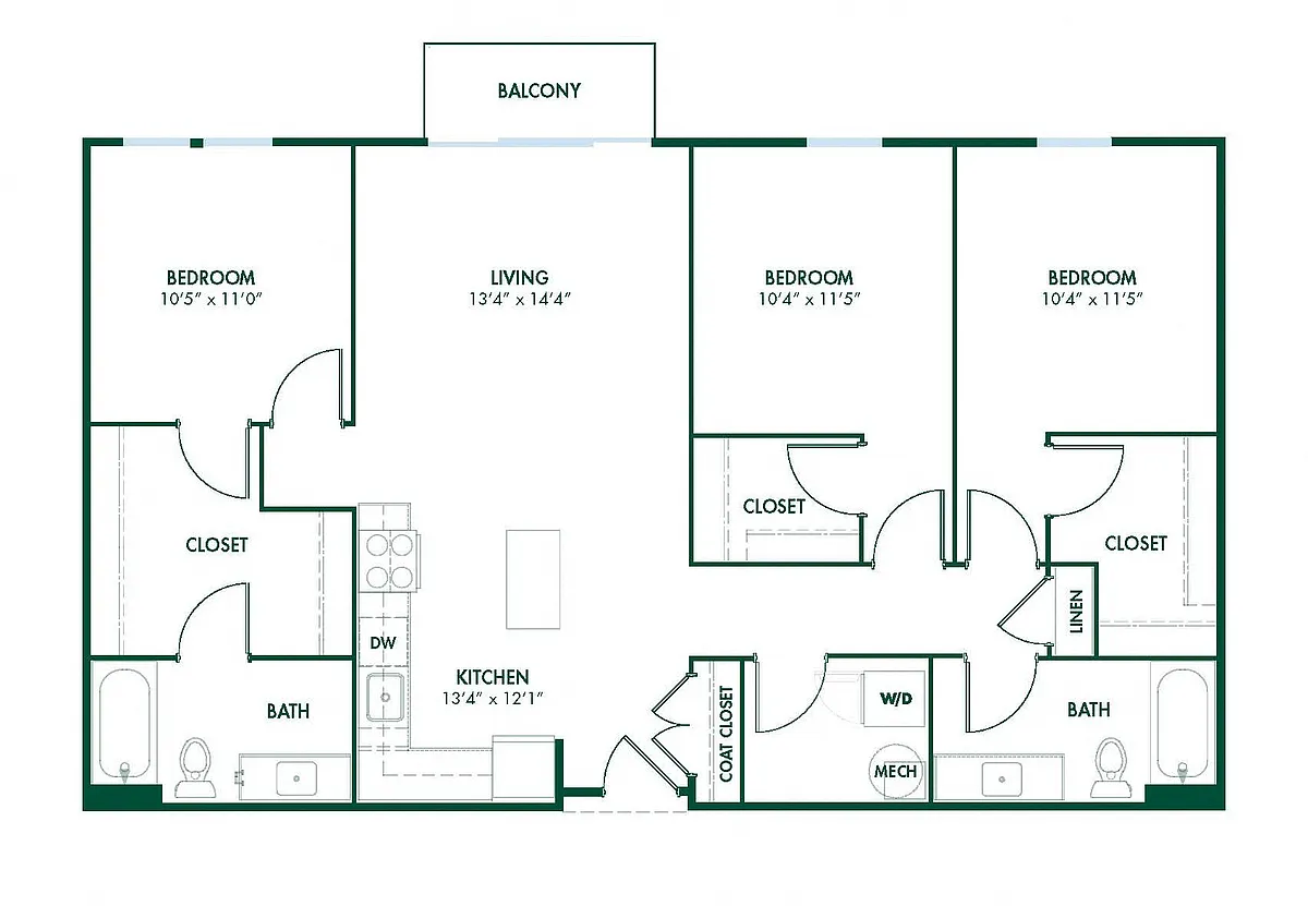 Floor plan C1