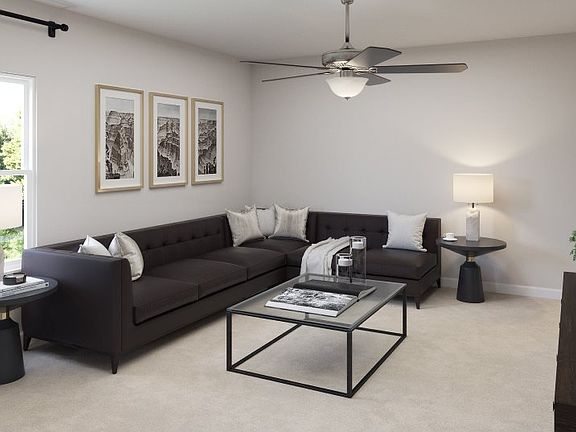 Centrally located on the second floor, this loft is another shared living space that can be transfor