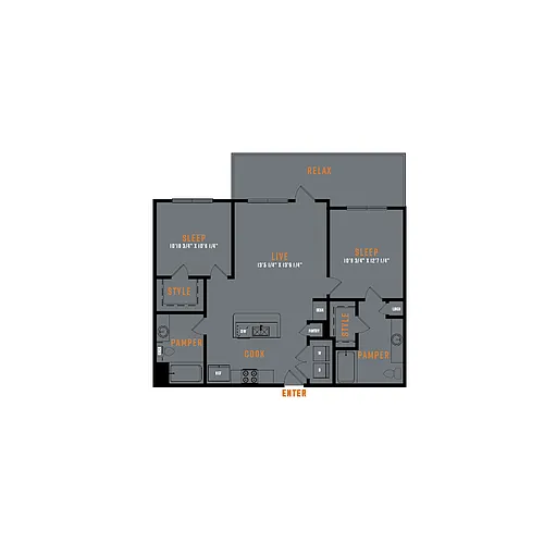 Floor plan B2 HC