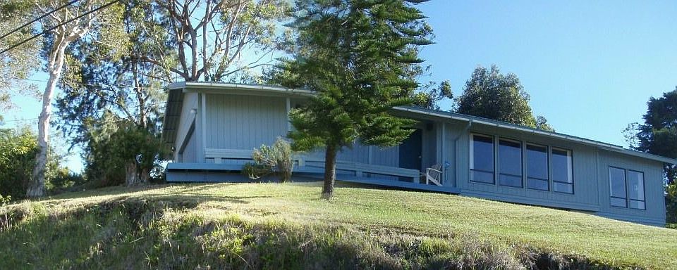 Front view from road below