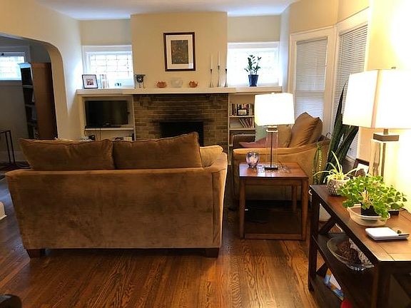 View with current tenants furnishings.