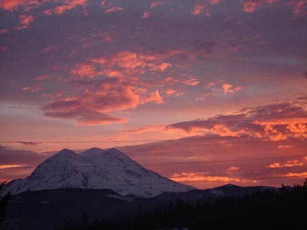 Red sky in the morning. 