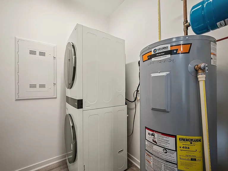 Streamline your chores with this efficient laundry setup, perfect for modern living.