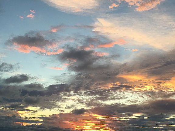 Sunset on your beach