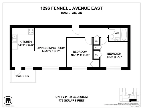 Floor plan Apartment - 2 Bedroom