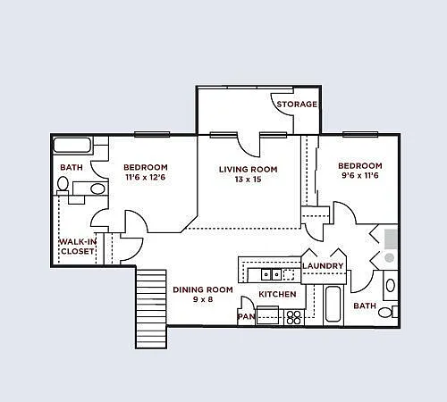 Floor plan The Gable