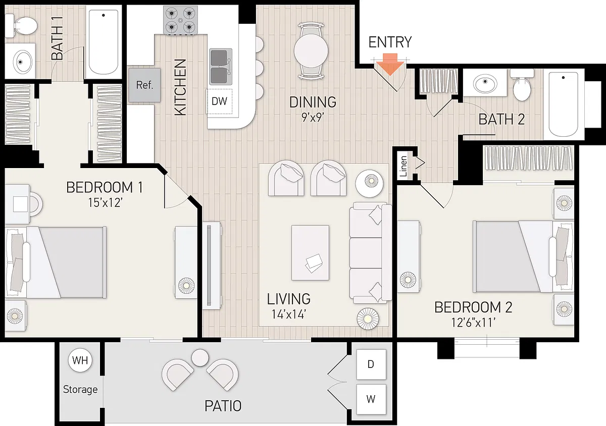 Floor plan Plan C
