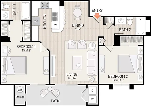 Floor plan Plan C