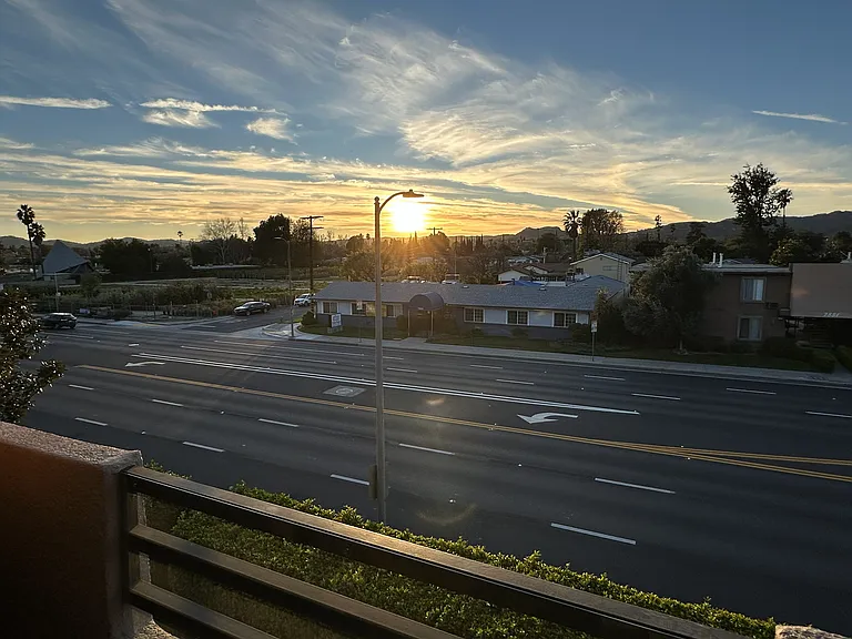Gorgeous views from the balcony, including beautiful sunset view.