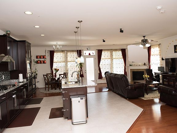 living room and kitchen