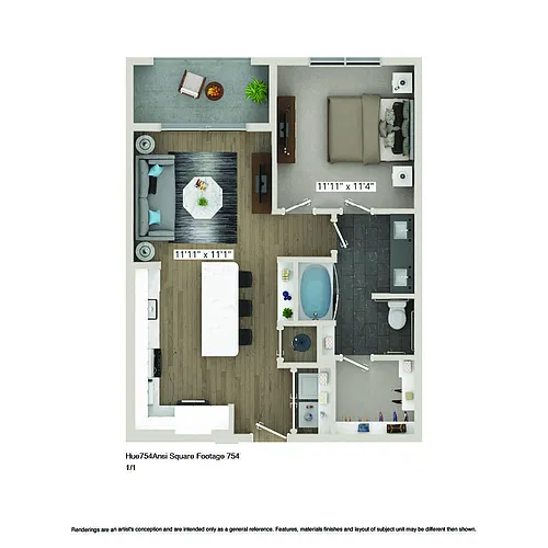Floor plan A4.2 ANSI