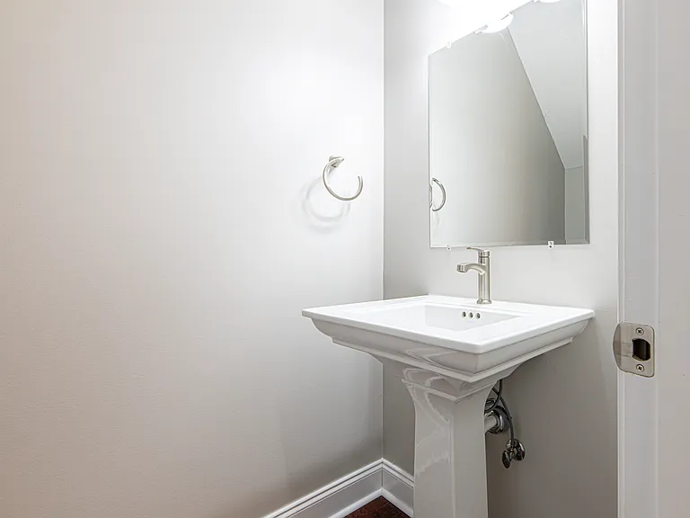 Downstairs half bath