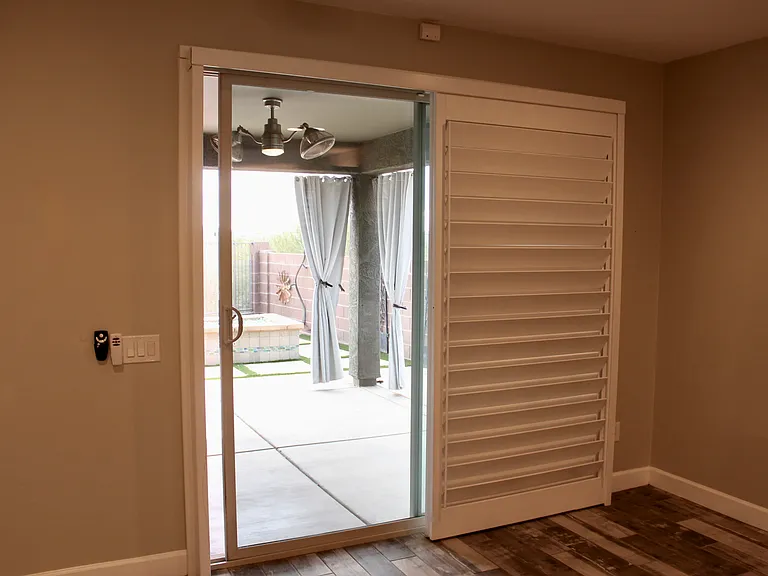 Patio entrance from family room