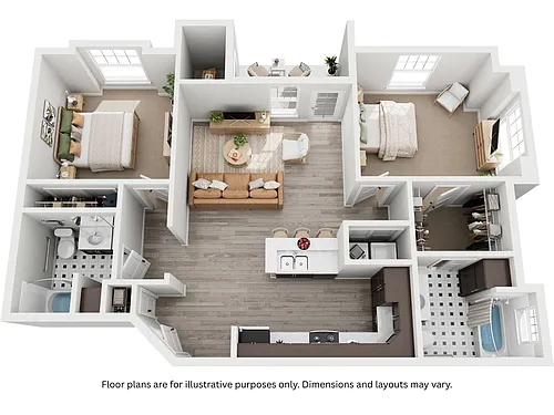 Floor plan 2x2E