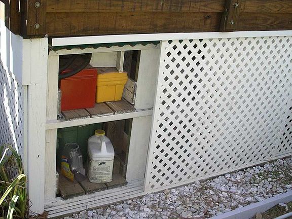Under Deck Storage for big items