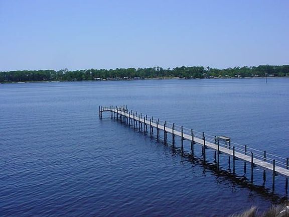View of Dock and St. Andrews State Park