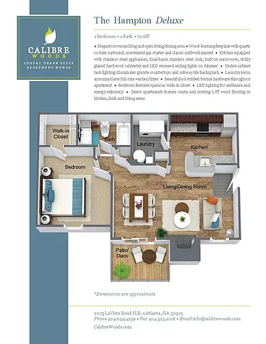 Floor plan Hampton Deluxe
