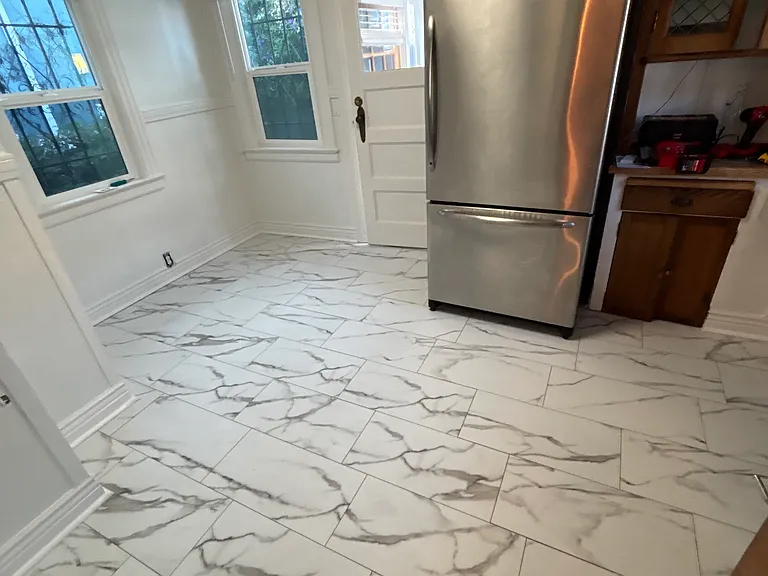 New kitchen flooring
