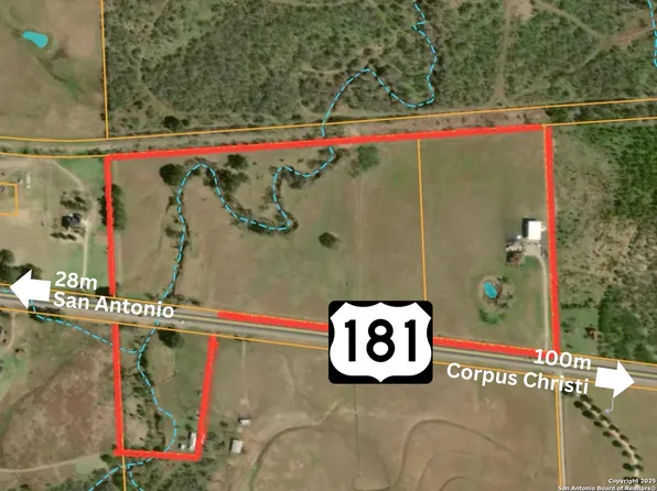 50+/- ACRES HWY 181, Falls City, TX 78113